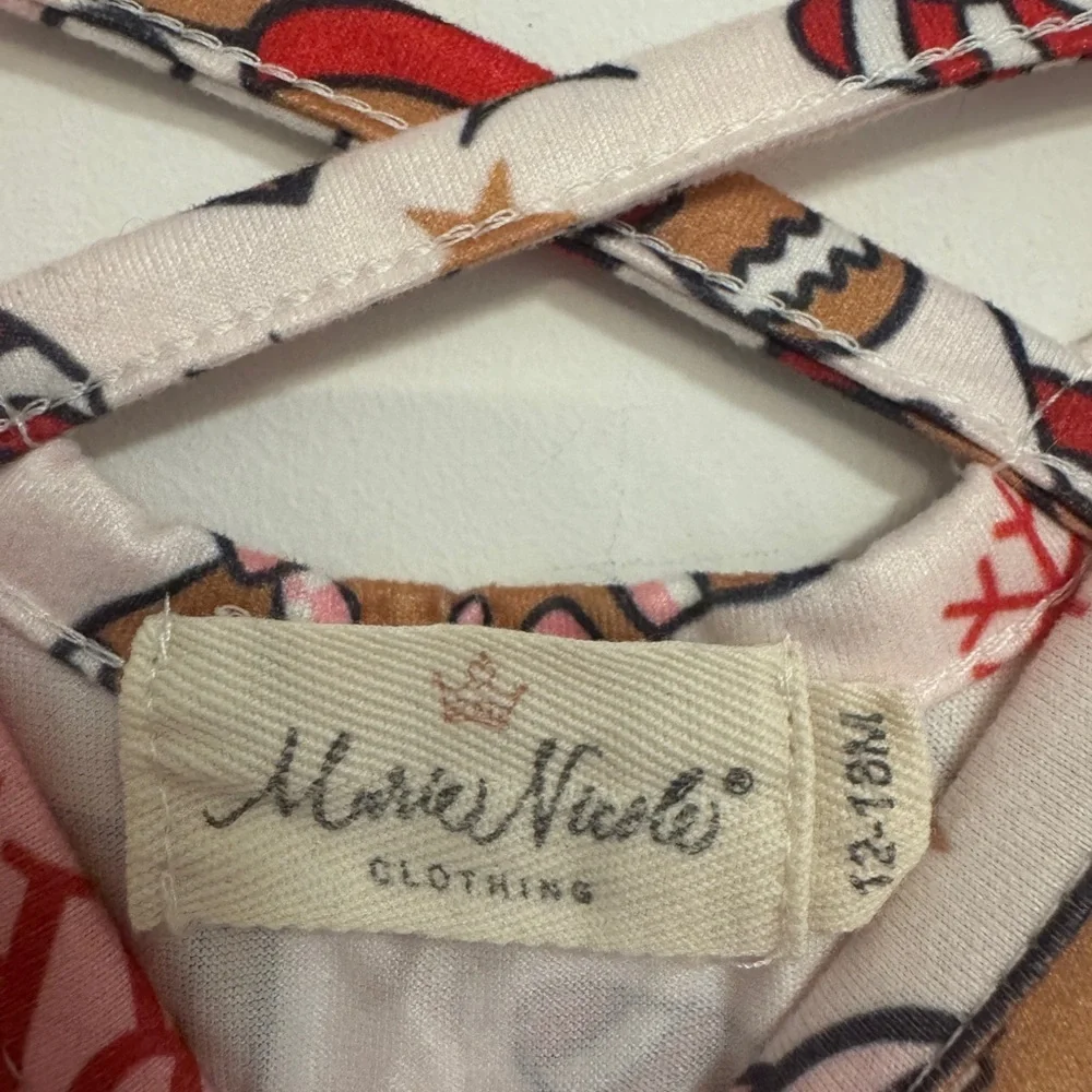 Marie Nicole Festive Gingerbread 12-18 One Piece